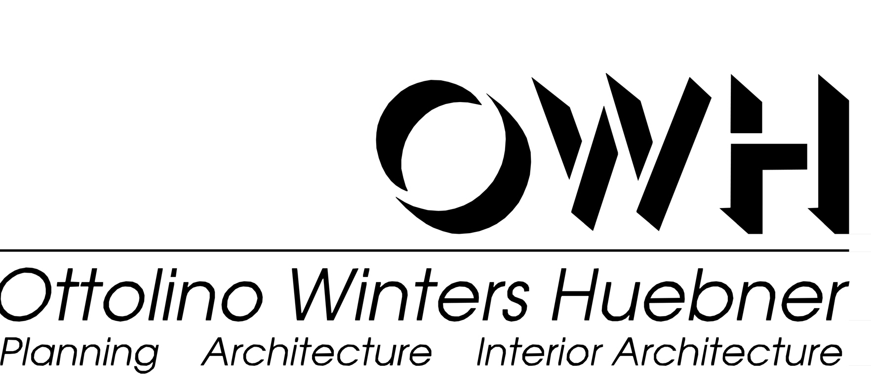 Ottolino Winters Huebner Logo. Planning. Architecture. Interior Architecture.
